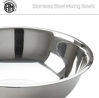 American METALCRAFT, Inc. American Metalcraft SSB500 Stainless Steel Mixing Bowl - Image 5