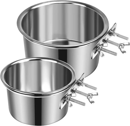 2 Pcs Large Dog Food Water Bowl by YummySam