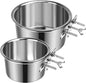 2 Pcs Large Dog Food Water Bowl by YummySam