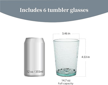 KLIFA- NICE- 14.7 ounce, Acrylic Tumbler Drinking Glasses, Stackable Plastic - Image 2