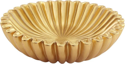 Large Modern Decorative Ruffle Bowl by Unknown