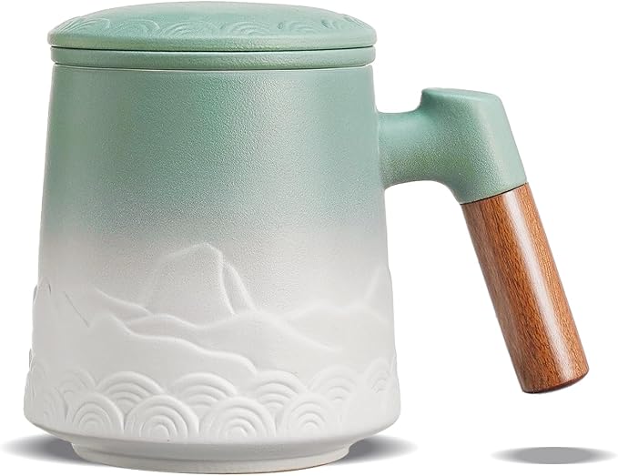 ZENS Tea Mug with Infuser and Lid by ZENSLIFESTYLE