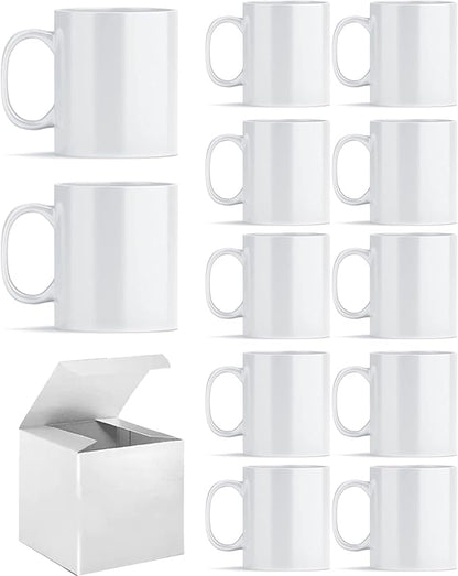 ABBSH Sublimation Mugs, Sublimation White Coffee Mugs Tazas Para Sublimacion by ABBSH