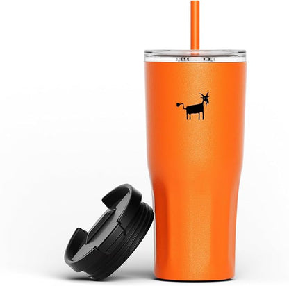 CHEERFUL GOAT Ceramic Lined Coffee Travel Mug – Stainless Steel Travel Coffee by CheerfulGoat