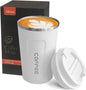 Insulated Travel Coffee Mug, Stainless Steel Coffee Cup by YINBAOGE