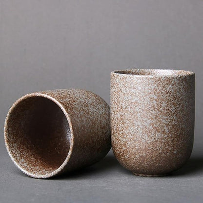 130ML Ceramic Tea, Kung Fu Cups Chinese Tea Cup, Japanese Style Handle-Less - Image 6
