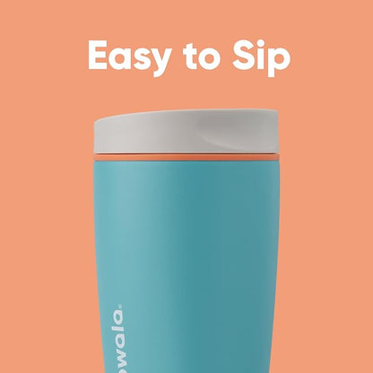 Owala SmoothSip Slider Insulated Stainless Steel Coffee Tumbler, Reusable Iced - Image 2