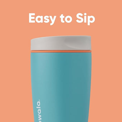 Owala SmoothSip Slider Insulated Stainless Steel Coffee Tumbler, Reusable Iced - Image 2