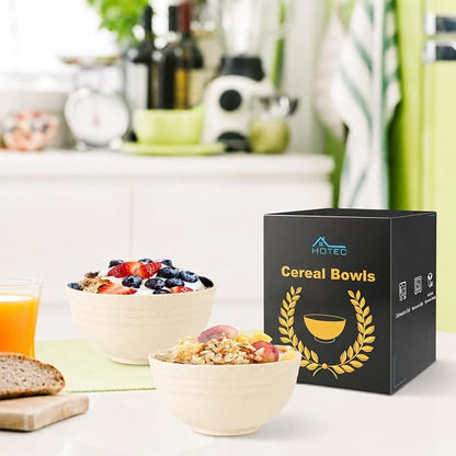 HOTEC Unbreakable Wheat Straw Cereal Bowls - Image 6