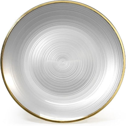 " OCCASIONS " 200pcs set-Wedding Party Disposable Plastic Plate Set -25 x 10'' - Image 2