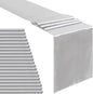 Silver Table Runners 20 Pack 12x108 inch Silk Satin Smooth Fabric | Satin Table by B-COOL