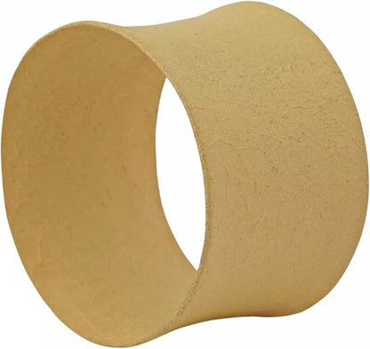 ITOS365 Cream Napkin Rings Set of 12, Round Metal Napkin Ring Holder, Napkin - Image 8