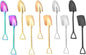 10Pcs Shovel Spoons Stainless Steel Spoon Reusable Dessert Spoons by Ruksifg