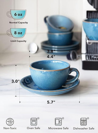 LE TAUCI 6 oz Cappuccino Cups - Image 7