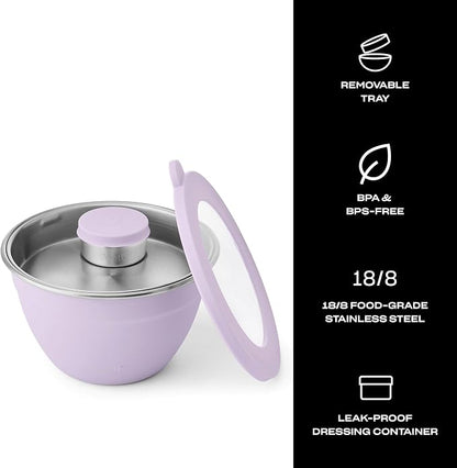 S'well Stainless Steel Salad Bowl Kit 64oz, Comes - Image 3