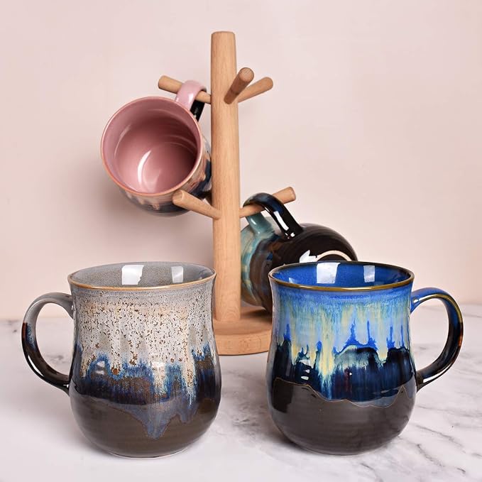 Bosmarlin Large Ceramic Coffee Mug, Big Tea Cup - Image 7