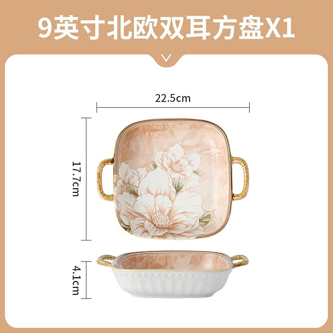 Japanese-style personalized household ceramic tableware, restaurant matching - Image 2