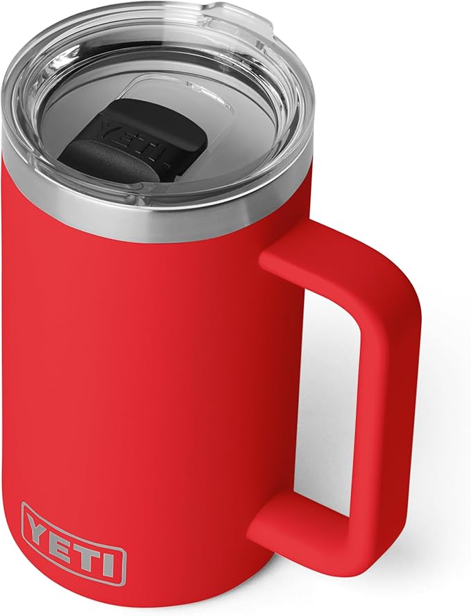 YETI Rambler 24 oz Ceramic Lined Stackable Mug 2.0, Vacuum Insulated, Stainless - Image 2