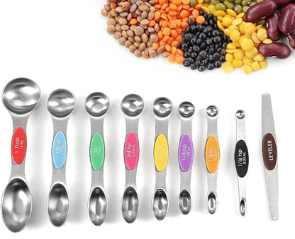 19-Pc Magnetic Measuring Cups and Spoons Set, - Image 4