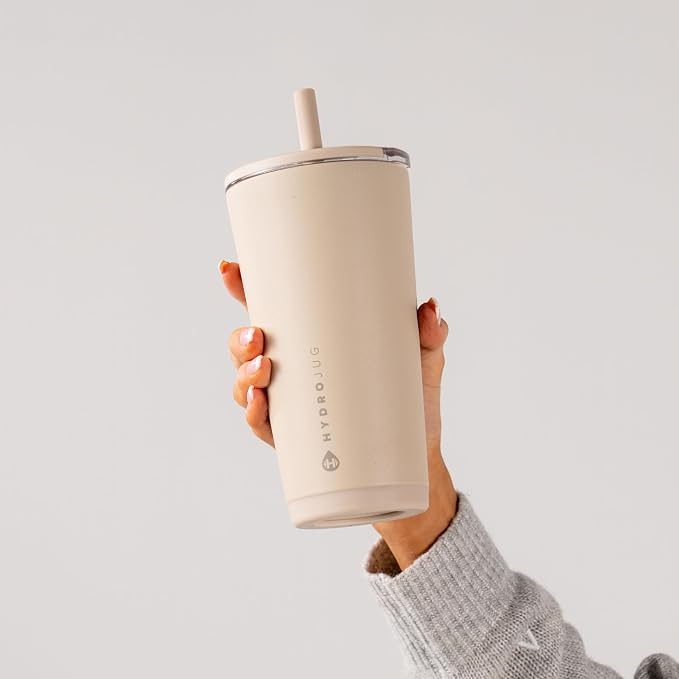 HydroJug Everyday Tumbler 20 oz, Ceramic-Lined Straw Cup - Image 5