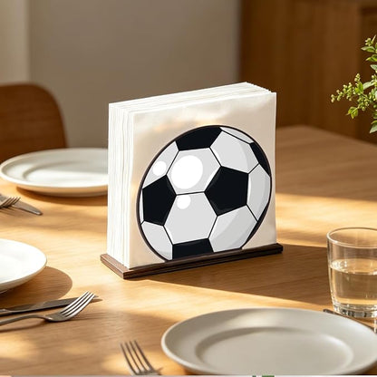 Soccer Design Napkin Holder for Table - Image 2