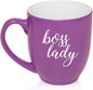 16 oz Large Bistro Mug Ceramic Coffee Tea Glass Cup Boss Lady by MIP