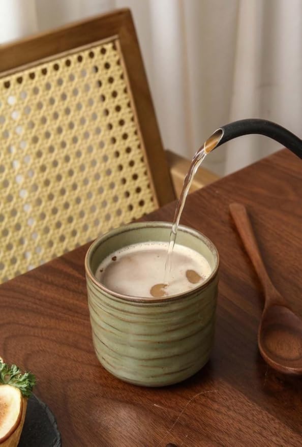 Japanese retro ceramic teacups, coffee cups, and water cups, suitable - Image 6