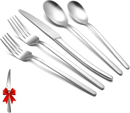 Silverware Set (20, Silver Classic Set02)