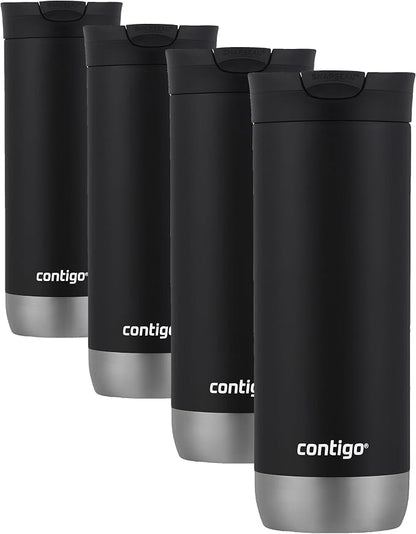 Contigo HuronTravel Mug Screw Cap Stainless Steel Drinking Cup by Unknown