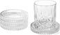 Glass Coasters Round Cup Mat, Decorative Wine Bottle Coaster, Crystal Drink by Unknown
