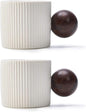 Ceramic Mini Espresso Cups Demitasse Cups by CLASGLAZ