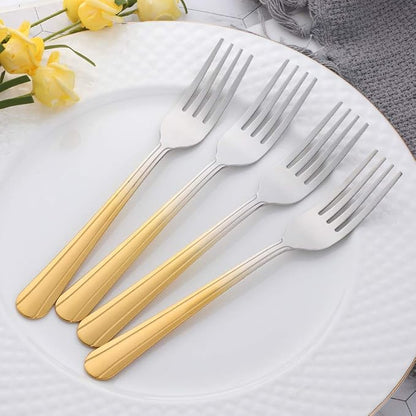 12 Pieces Dinner Fork, Stainless Steel Silverware Forks, 7.1 Inches Metal Fork - Image 3