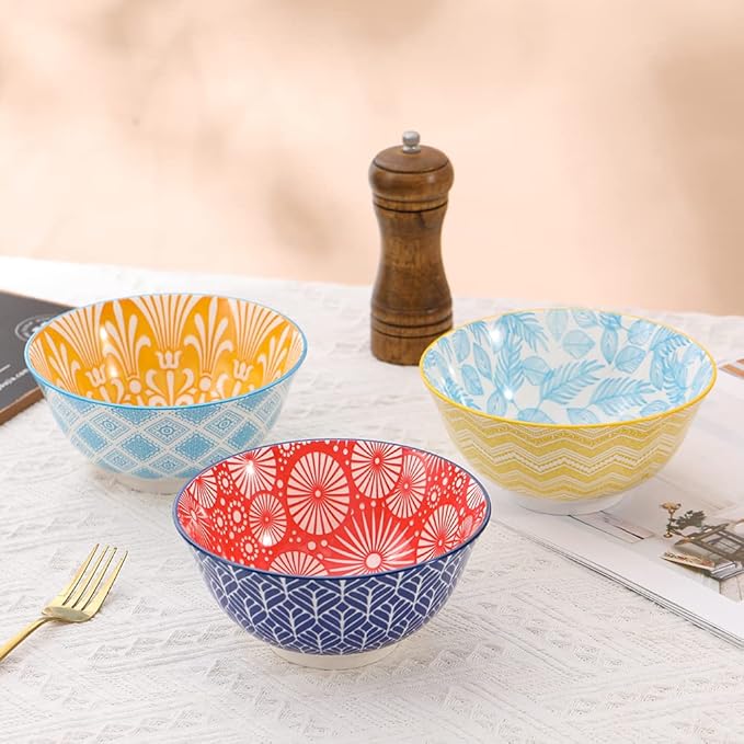 Cereal Bowl Porcelain Soup Bowls - Image 5