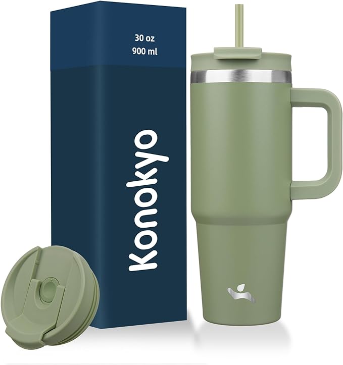 Konokyo 30 oz Insulated Tumbler Water Bottle by Konokyo