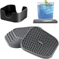 IYYI Silicone Coasters Set of 6, Drink Coasters by IYYI