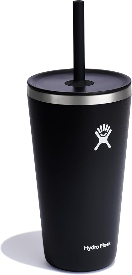 28 OZ All Around Tumbler Straw LID Black - Image 2