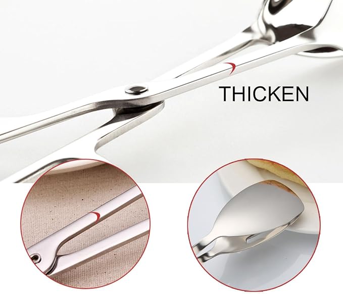 KEBE Serving Tongs for Cooking Buffet Party Catering, Thickening Food Serving - Image 3
