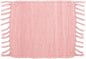 PILLOWPIA Handcrafted Chindi Rag Rug Hot Pad – 100% Cotton, Handwoven, Colorful & Eco-Friendly | Boho Kitchen Accessory for Table, Counter, or Serving Use - Peony