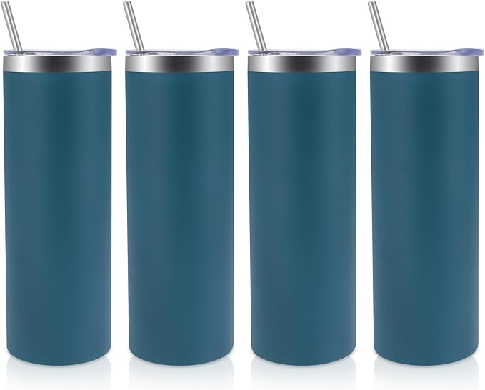 Volhoply 4 Pack Skinny Tumblers by LiveFully%EF%BC%8CDrinkFreely%E2%80%94KeepGoingwithVolhoply%EF%BC%81