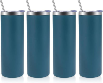 Volhoply 4 Pack Skinny Tumblers by LiveFully%EF%BC%8CDrinkFreely%E2%80%94KeepGoingwithVolhoply%EF%BC%81