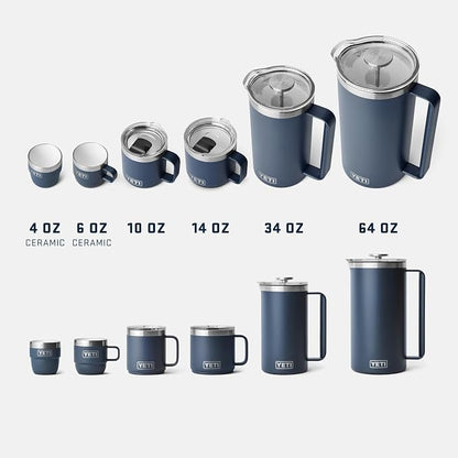 YETI Rambler 14 oz Ceramic Lined Stackable Mug, Vacuum Insulated, Stainless - Image 9