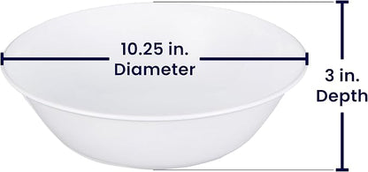 Corelle Livingware 2-quart Serving Bowl Winter Frost White - Image 2