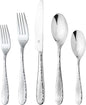 Hammered Silverware Set | Premium 18/10 Stainless Steel Flatware Service for 12 | Heavy-Duty & Dishwasher Safe | Built to Last (60-Piece, Fidenza Hammered)
