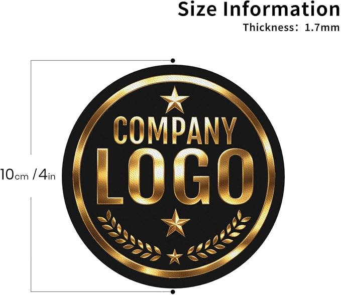 Custom Leather Coasters with Logo - Image 3