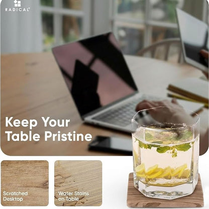 Radicaln Square Marble Coasters Set of 6 - Image 3
