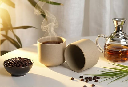 Ceramic teacups set of 4, No Handle Chinese KungFu Tea cups, 3 oz Teacups - Image 3