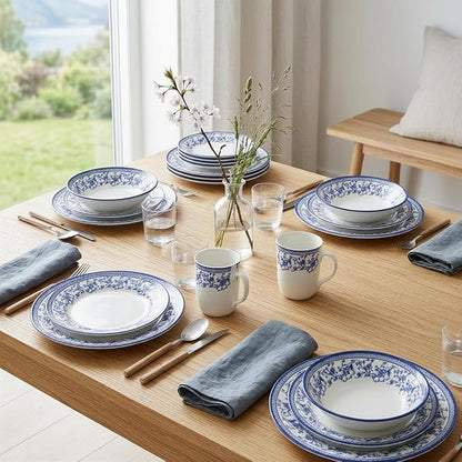24-Piece Porcelain Dinnerware Set - Image 9