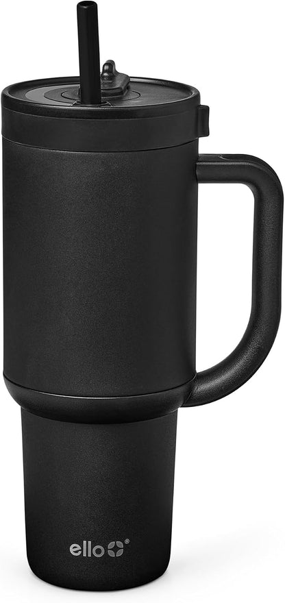 Ello Oasis 30oz Tumbler with Handle & Retracting Straw | Reusable Insulated by Ello