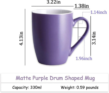 Coffee Mugs Set of 6, 12oz Ceramic Coffee Mugs - Image 3