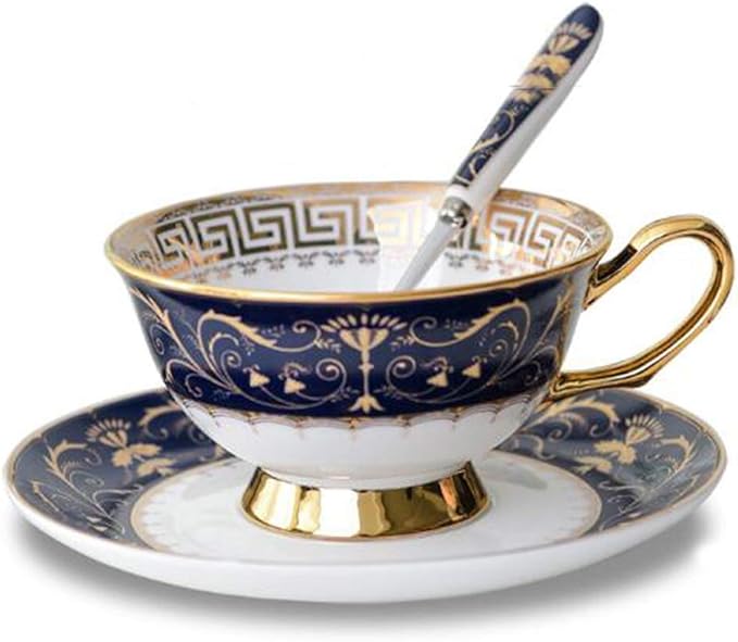 Bone China Cup& Saucer Set by Eplze